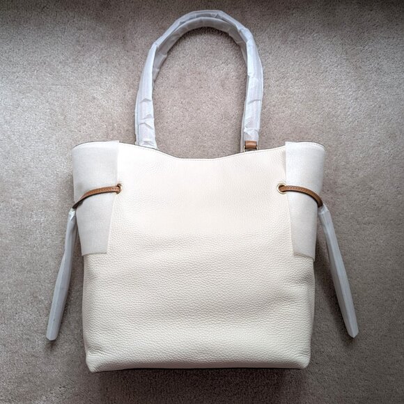 NWT COACH Andy Tote with Horse and Carriage (Color: Chalk Multi) - Picture 4 of 11